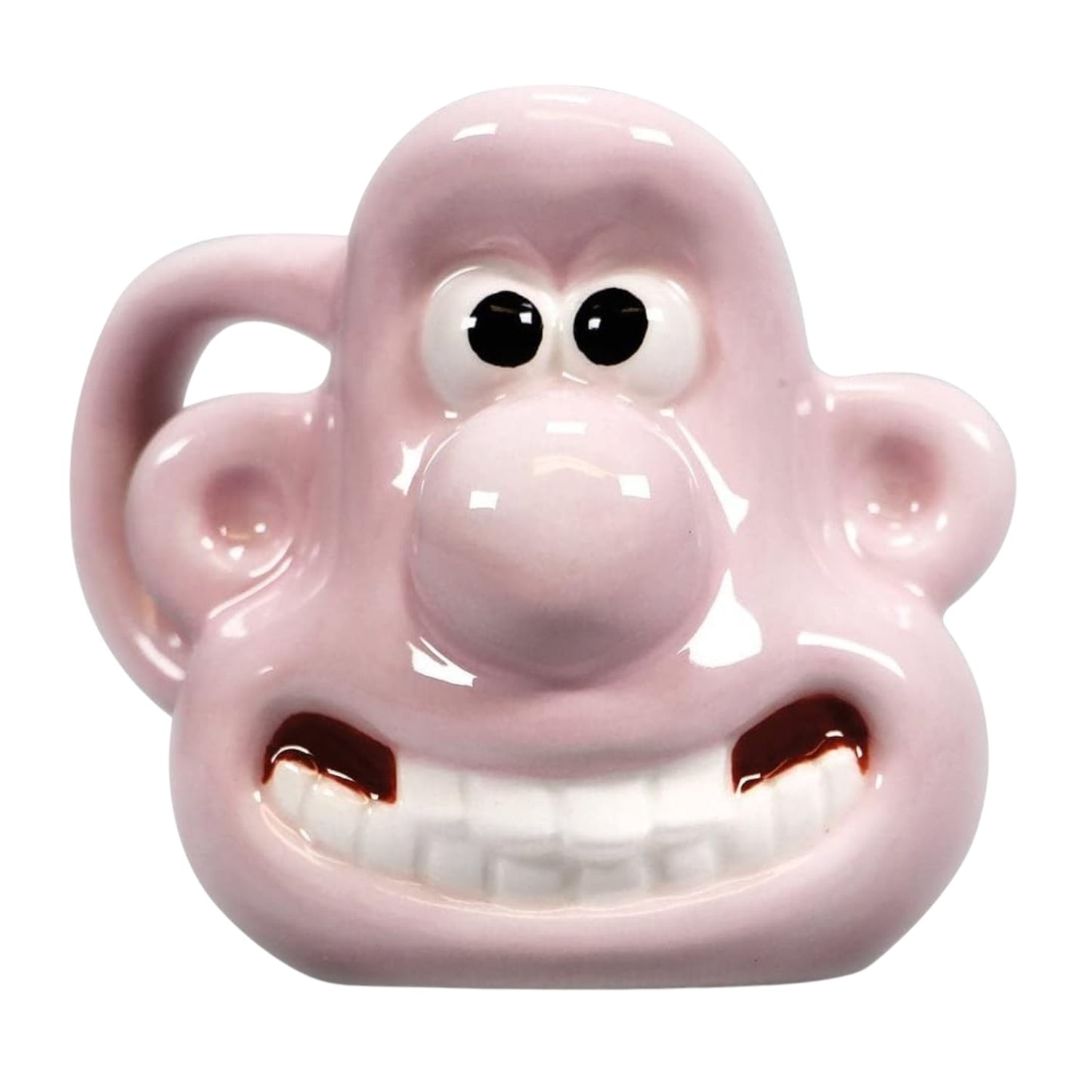 Half Moon Bay Wallace Mini 3D Mug – Wallace & Gromit Novelty Ceramic Espresso Cup | Funny Gift for Fans