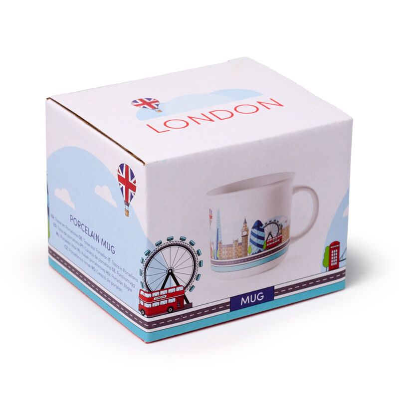 London Souvenir Icons Fine-Rimmed Porcelain Mug