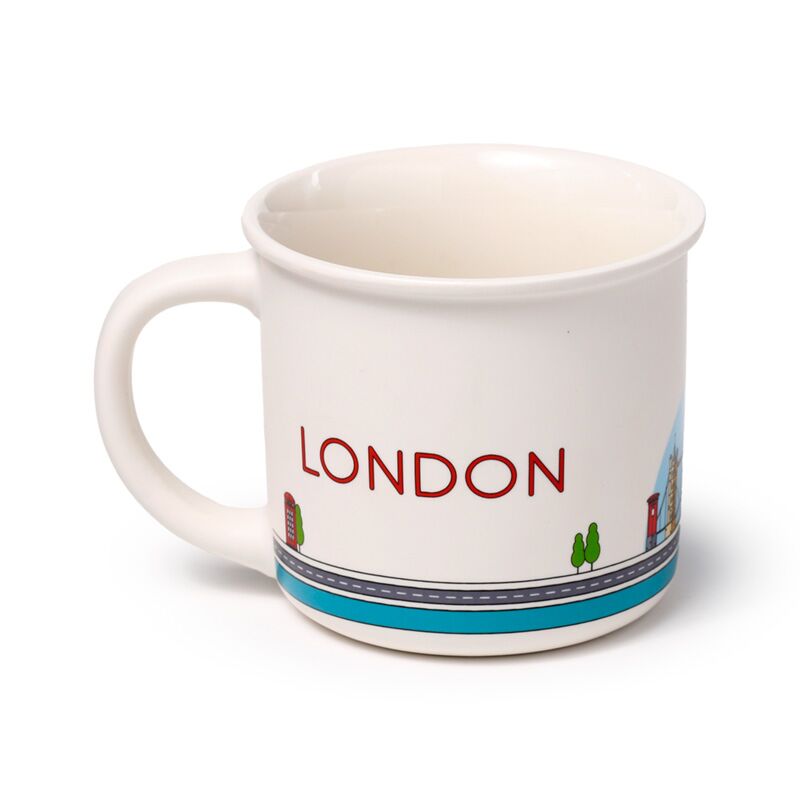 London Souvenir Icons Fine-Rimmed Porcelain Mug