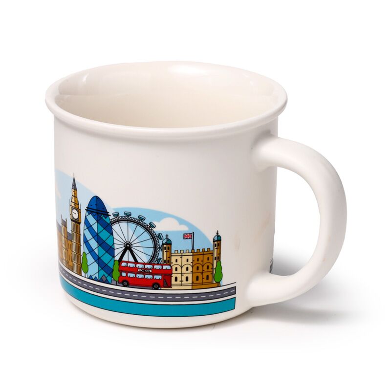 London Souvenir Icons Fine-Rimmed Porcelain Mug