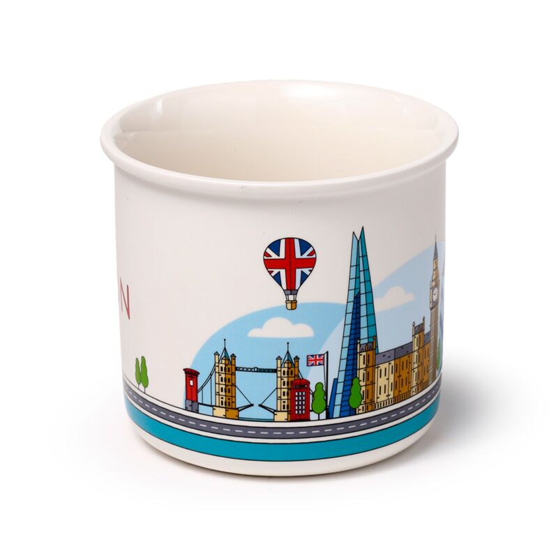 London Souvenir Icons Fine-Rimmed Porcelain Mug